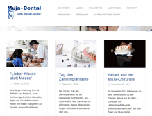 Tablet Screenshot of muja-dental.aatsystems.de